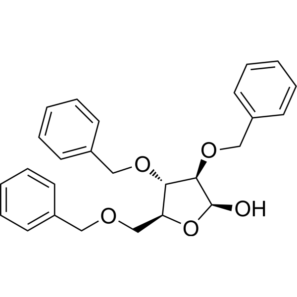 2,3,5-Tri-O-benzyl-β-L-arabinofuranose 89615-42-9